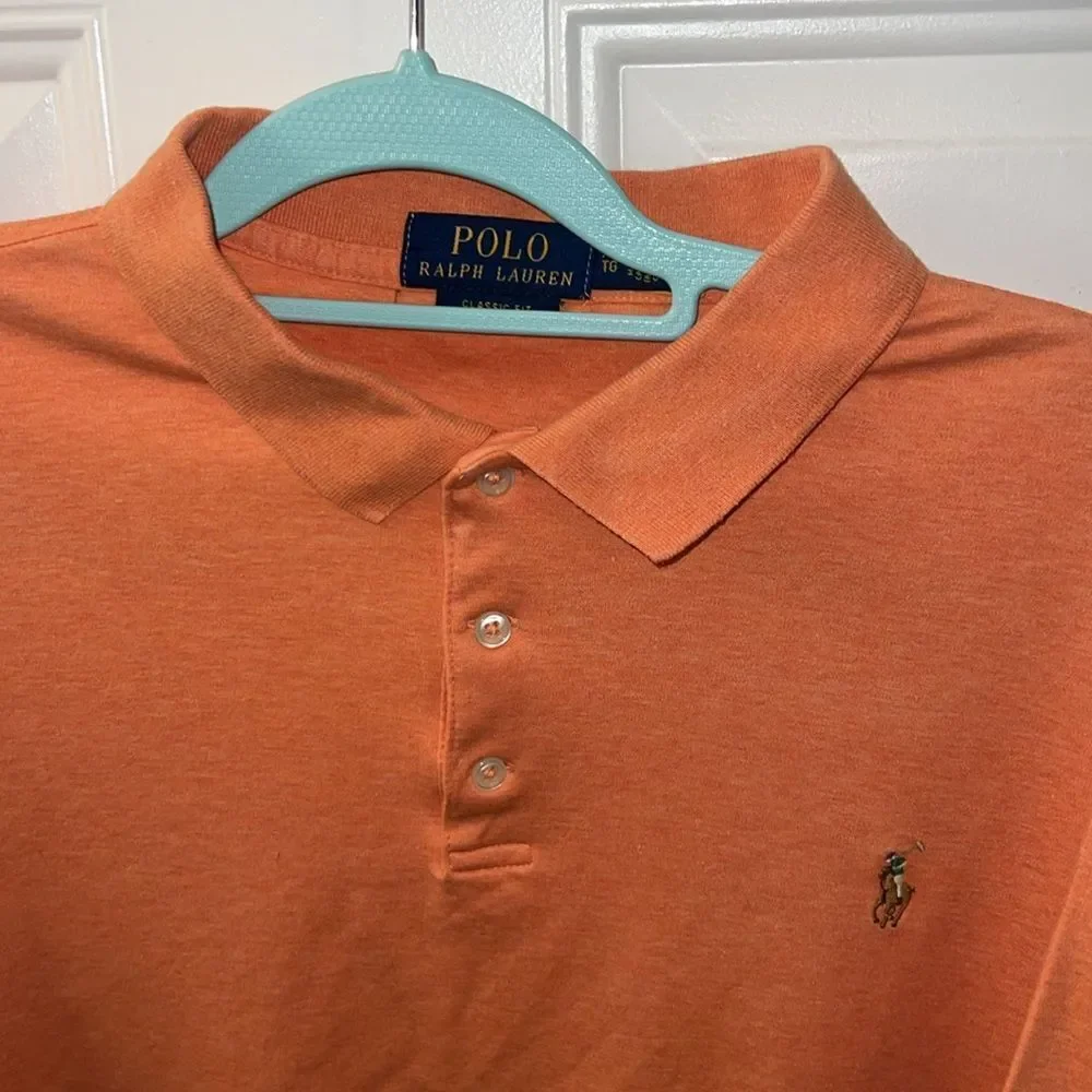 Polo Ralph Lauren shirt orange brown